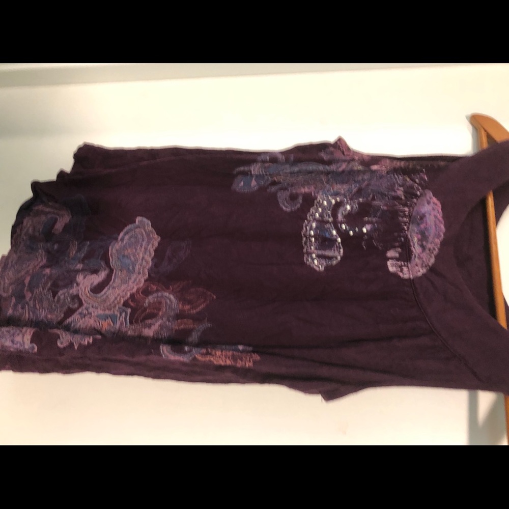 Express purple tank top